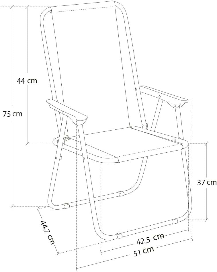 Pack de 10 sillas Plegables FENGSEN