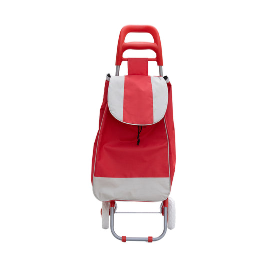 FENGSEN Carrito de Compras Plegable con Ruedas Resistentes - Asa Ergonómica y Diseño Elegante - Práctico y Cómodo para tus Compras